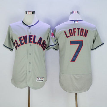Kenny Lofton Cleveland Guardians gray jersey