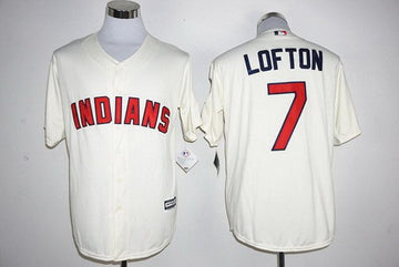 Kenny Lofton Name Cleveland Guardians cream jersey