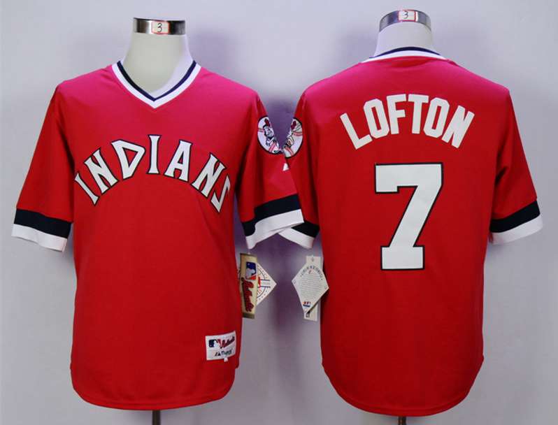 Kenny Lofton Cleveland Guardians red jersey