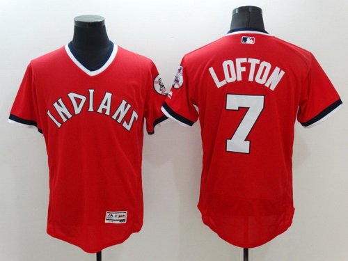 Kenny Lofton Cleveland Guardians red jersey