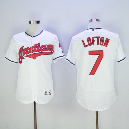 Kenny Lofton Cleveland Guardians white Home jersey