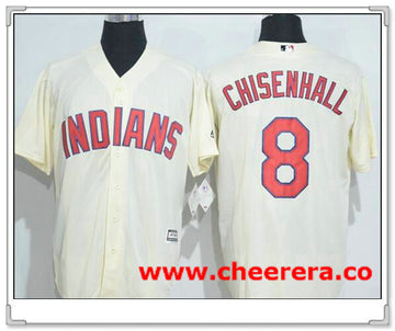 Lonnie Chisenhall Cleveland Guardians cream jersey
