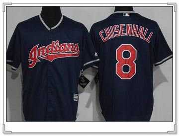 Lonnie Chisenhall Cleveland Guardians navy jersey