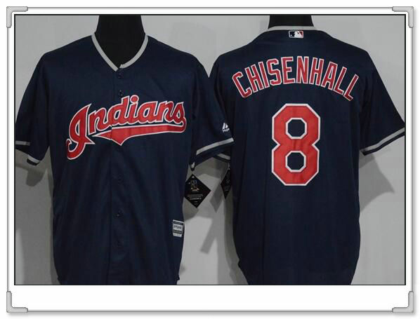Lonnie Chisenhall Cleveland Guardians navy jersey