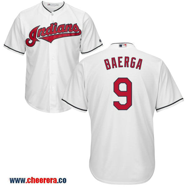 Carlos Baerga Cleveland Guardians white jersey