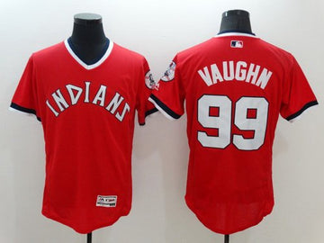 Rick Vaughn Cleveland Guardians red jersey