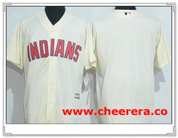 Custom Cleveland Guardians cream jersey