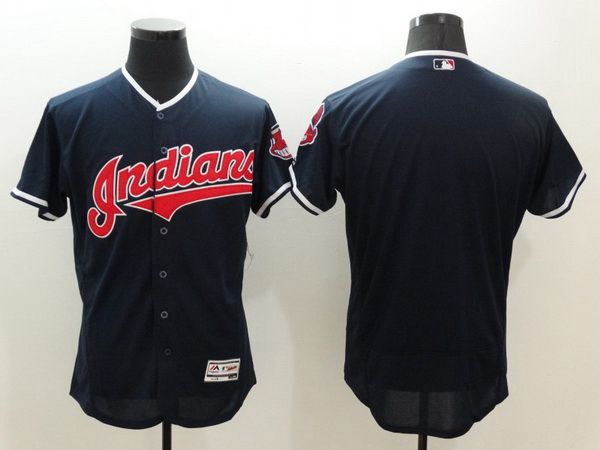 Custom Cleveland Guardians navy jersey