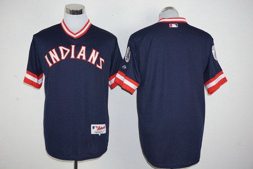 Custom Cleveland Guardians navy jersey