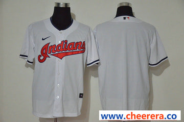 Custom Cleveland Guardians white jersey