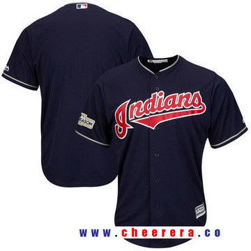 Majestic Cleveland Guardians navy jersey