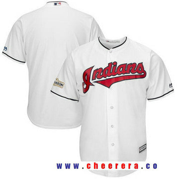Majestic Cleveland Guardians white jersey