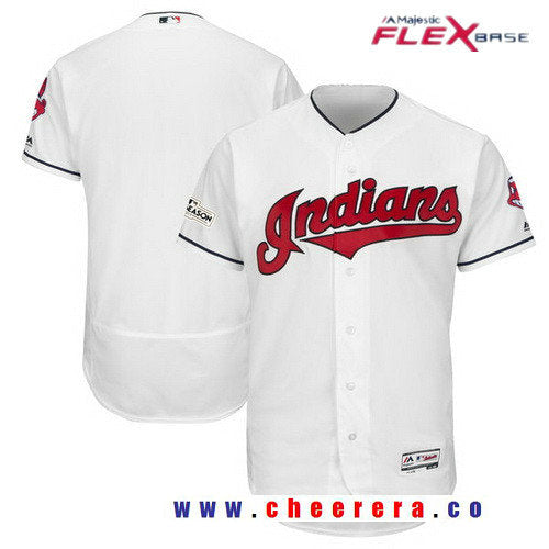 Majestic Cleveland Guardians white jersey