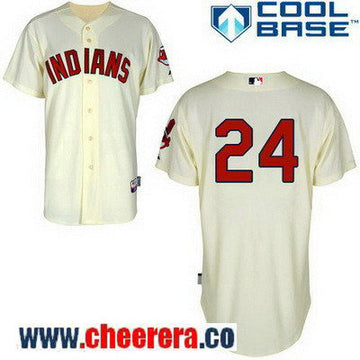Manny Ramirez Cleveland Guardians cream jersey