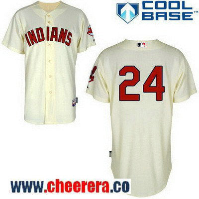 Manny Ramirez Cleveland Guardians cream jersey