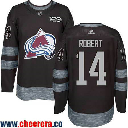 Rene Robert Colorado Avalanche black jersey