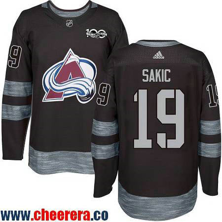 Joe Sakic Colorado Avalanche black jersey