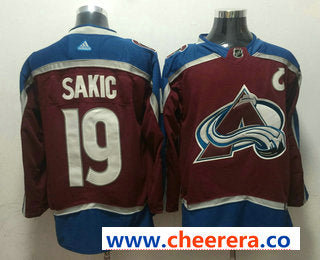 Joe Sakic Colorado Avalanche red jersey