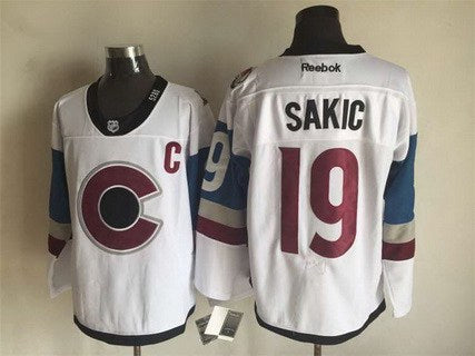 Joe Sakic Colorado Avalanche white Stadium Series jersey