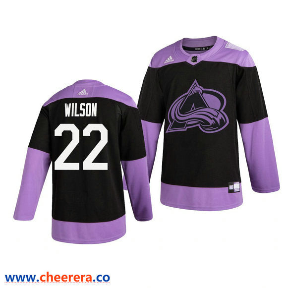 Colin Wilson Colorado Avalanche black jersey