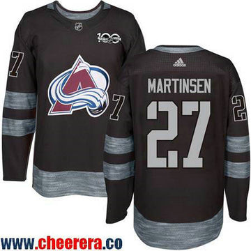 Andreas Martinsen Colorado Avalanche black jersey