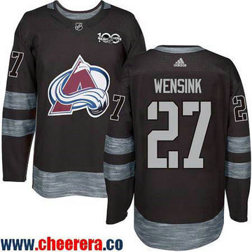 John Wensink Colorado Avalanche black jersey