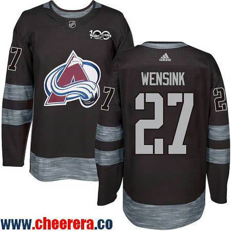 John Wensink Colorado Avalanche black jersey