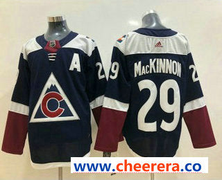 Nathan MacKinnon Colorado Avalanche navy Alternate jersey