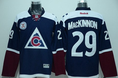Nathan MacKinnon Reebok Colorado Avalanche navy Alternate jersey