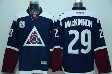 Nathan MacKinnon Reebok Colorado Avalanche navy Alternate jersey