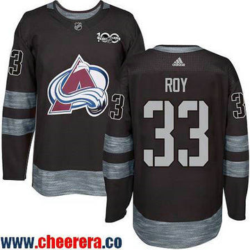 Patrick Roy Colorado Avalanche black jersey