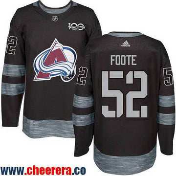 Adam Foote Colorado Avalanche black jersey
