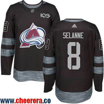 Teemu Selanne Colorado Avalanche black jersey