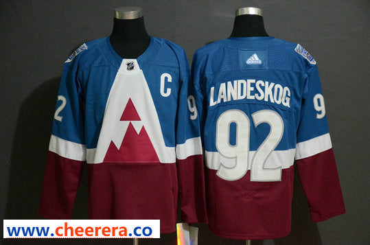 Gabriel Landeskog Colorado Avalanche blue Stadium Series jersey