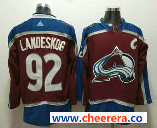 Gabriel Landeskog Colorado Avalanche red jersey