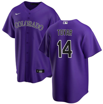 Ezequiel Tovar Colorado Rockies purple jersey
