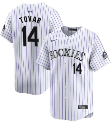 Ezequiel Tovar Colorado Rockies white Limited jersey