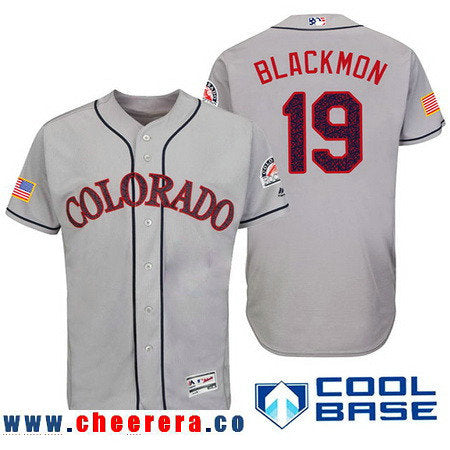 Charlie Blackmon Colorado Rockies gray Fashion jersey