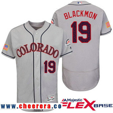 Charlie Blackmon Colorado Rockies gray Fashion jersey
