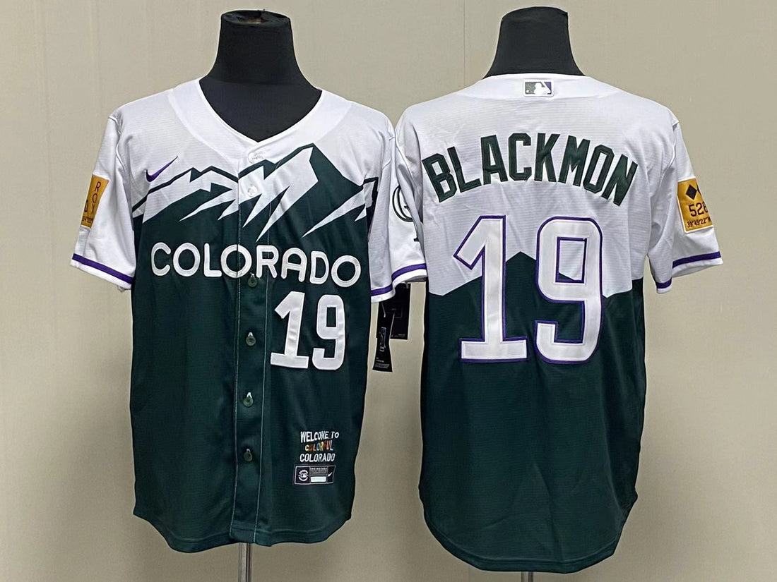 Charlie Blackmon Colorado Rockies green City Connect jersey