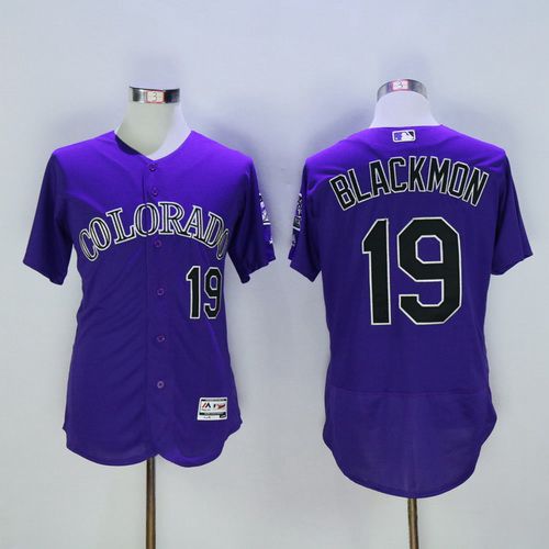 Charlie Blackmon Colorado Rockies purple jersey