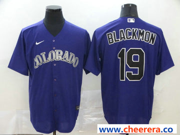 Charlie Blackmon Colorado Rockies purple jersey