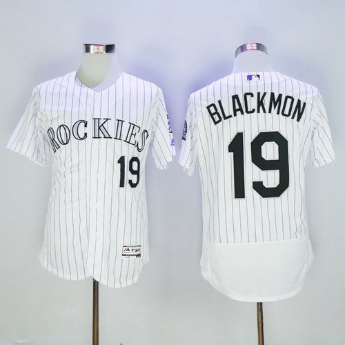 Charlie Blackmon Colorado Rockies white Home jersey