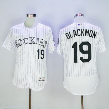 Charlie Blackmon Colorado Rockies white Home jersey