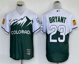 Kris Bryant Colorado Rockies green City Connect jersey