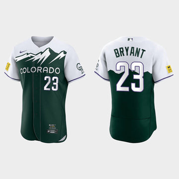 Kris Bryant Colorado Rockies green City Connect jersey
