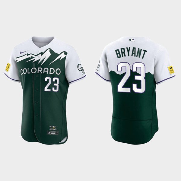 Kris Bryant Colorado Rockies green City Connect jersey