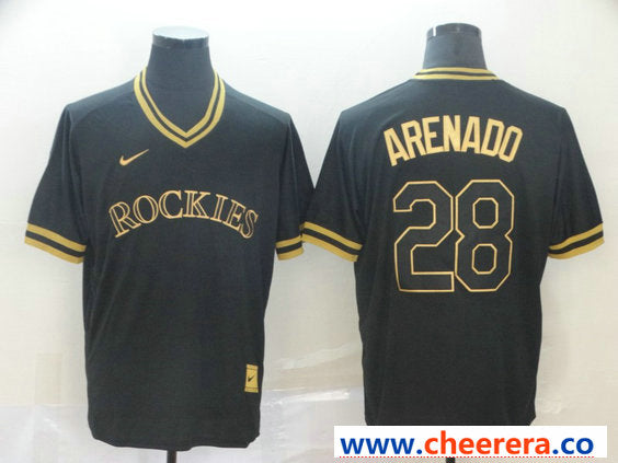 Nolan Arenado Colorado Rockies black Legend jersey