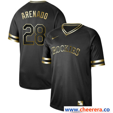 Nolan Arenado Colorado Rockies black jersey