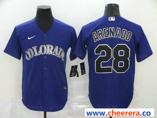 Nolan Arenado Colorado Rockies purple jersey